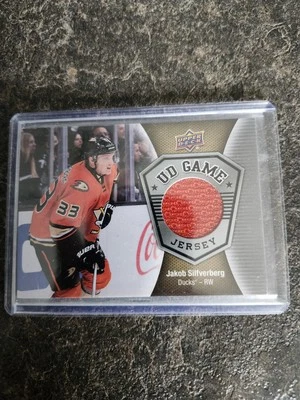 2016-17 Upper Deck Series 1 UD Game Jersey Jakob Silfverberg Card# GJ-SI - Image 1 of 2