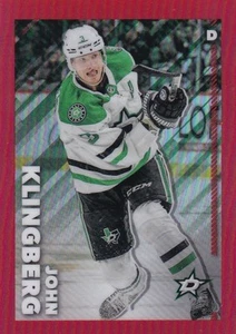 PEGATINA 2022-23 TOPPS CROMADA NHL #169 JOHN KLINGBERG SSP ROJO/5 MADE-STARS - Imagen 1 de 2