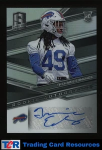 2018 Panini Spectra #178 Tremaine Edmunds Auto #/199 - Picture 1 of 2