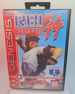 RBI Baseball '94 (Sega Genesis, 1993) Complete In Box CIB With Manual Boxed - Picture 1 of 5