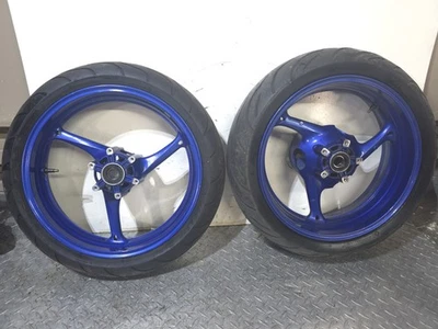 Suzuki GSXR 600 750 2008 2009 juego de ruedas delanteras y traseras rectas OEM. Foto 1 de 4