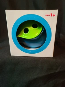 Moluk Bilibo Mini Stapel & Badetasse Spielzeug 4" BLAU WERBEGRÜN - Bild 1 von 5
