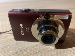 Canon IXY 20 IS PowerShot Brown 8.0MP 3x Zoom Digital Camera Used Japan Tested - Picture 1 of 17