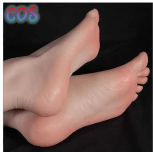 NUOVO manichino piedi vena femmina silicone platino piedi grandi piede arco alto piede misura 37 - Foto 1 di 12