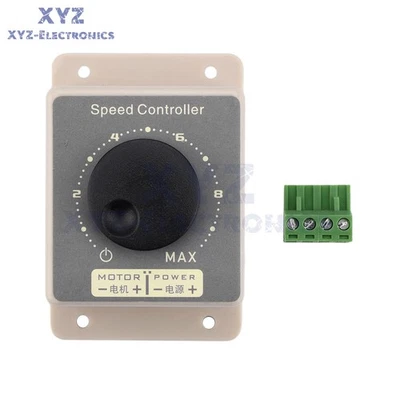 DC10V-60V 20A PWM Pulse Width Modulator Waterproof DC Motor Speed Controller - Image 1 of 4