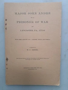 Major John Andre As a Prisoner of War at Lancaster PA 1775 by Hensel Ca. 1910 - Foto 1 di 2
