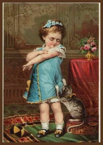 Antiguo G.L. Tarjeta comercial Martin Goodell, McKean Co Penn JAYNE'S TONIC VERMIFUGE - Imagen 1 de 2