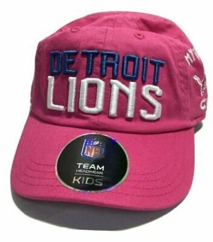 DETROIT LIONS NFL TEAM KIDS GIRLS BALL CAP NWT ON SIZE :B19-1 Cover