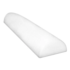  Cando Foam Roller - White Pe Foam - 6" X 36" - Half-Round - Picture 1 of 4