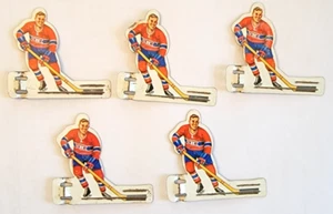 Table Hockey Metal Players Canadians 5 Skaters NO Goalie - Picture 1 of 2