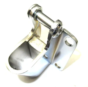 KICKSTAND BRACKET, CHROMED BRACKET ONLY, FOR HARLEY DAVIDSON FX FL UL EL - Picture 1 of 4