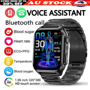 2024 Smart Watch Bluetooth Call Watches Thermometer Monitoring Sport Smartwatch - Picture 1 of 20