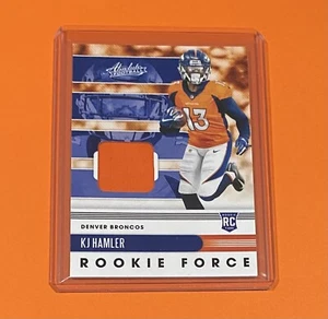 2020 Panini Absolute KJ Hamler ROOKIE FORCE JERSEY RELIC Broncos #20 RC 🔥🔥 - Bild 1 von 2