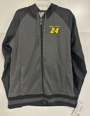 Jeff Gordon #24 Nascar Chase Damas Negro Cremallera Chaqueta Corbata Capucha 2XL Foto 1 de 3