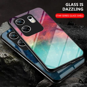 Per Infinix Zero 30 4G, custodia posteriore rigida in vetro ibrido di lusso Space Shell - Foto 1 di 17