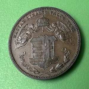 Hungary High Grade 4 Krajcar Coin 1868 KB - Picture 1 of 9