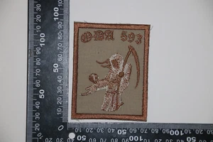 US 5TH SPECIAL FORCES SFGP ODA 593 CLOTH ARMY PATCH TAN READ! - Picture 1 of 1