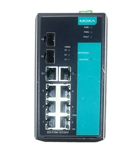 MOXA EDS-510A-1GT2SFP Managed Gigabit Ethernet switch with 7 ports - Picture 1 of 3