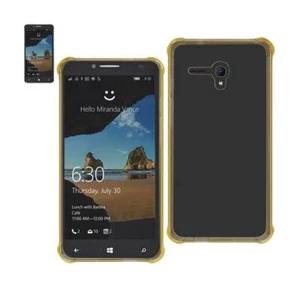 Reiko Alcatel One Touch Fierce XL Clear Bumper Case with Air Cushion Protection - Picture 1 of 4