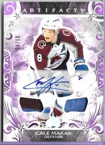 CALE MAKAR AUTOGRAPH DUAL PATCH CARD - Picture 1 of 2