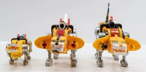 Voltron Set of 3 Yellow Lion #5 Robot Action Figure 1981 Various Conditions - Picture 1 of 11
