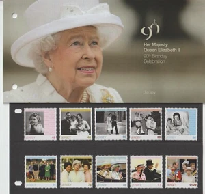 Jersey Mi 2009-2018 Presentation Pack 90th Birthday Queen Elizabeth II - Picture 1 of 1