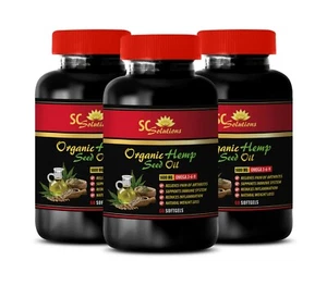 pain and stress relief ORGANIC HEMP SEED OIL 1400mg fast weight loss 3 Bottles - Picture 1 of 12