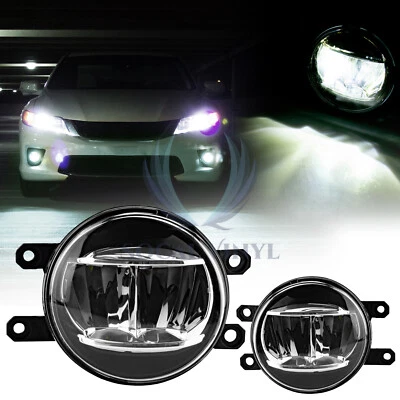 Par de luces antiniebla LED 6000K transparentes Len actualización de repuesto para Toyota Camry T2 07-14 Foto 1 de 4