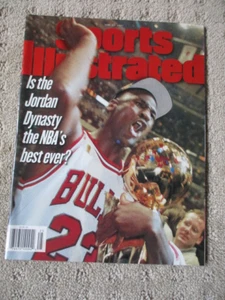 Michael Jordan Sports Illustrated June 23 1997 Jordan Dynasty No Mailing Label - Picture 1 of 2