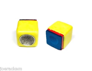 New Chalker - Tip Scuffer - Yellow Chalk Holder - 1 Piece Masters Chalk Included - Picture 1 of 3