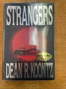 Strangers Dean R. Koontz - HC/DJ Hardcover 1986 1st Edition 1st Print SIGNED - Imagen 1 de 11