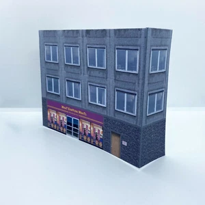 Karte Niederrelief Spur O Gebäude 1980 90er Geschäfte Maßstab 1:76 Modelleisenbahn C79 - Bild 1 von 6