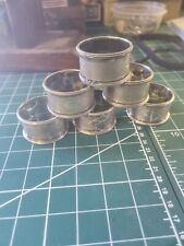 vintage silver plated napkin rings