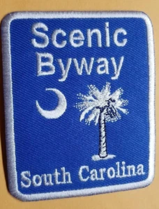 Parche bordado Scenic Byway Carolina del Sur aprox 2,75x3,5" - Imagen 1 de 2