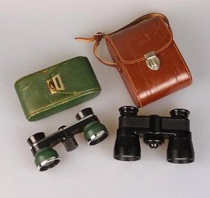 Leichtes Fernglas, Theaterglas, Opernglas, Binoculars, aus DDR, Mauther, Puck - Bild 1 von 13