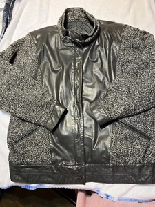 Chaqueta de lana y cuero Winlit vintage parece ser XL para hombre muy buen estado - Imagen 1 de 9