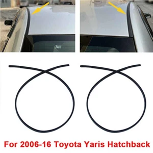 Left & Right Side Roof Drip Moulding Trim For 2006-2016 Toyota Yaris Hatchback - Picture 1 of 11