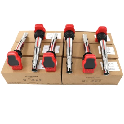 6X OEM GENUINE RIgnition Coil Pack For Audi A4 A5 R8 VW Golf GTI 2.0T 06E905115E - Image 1 of 4