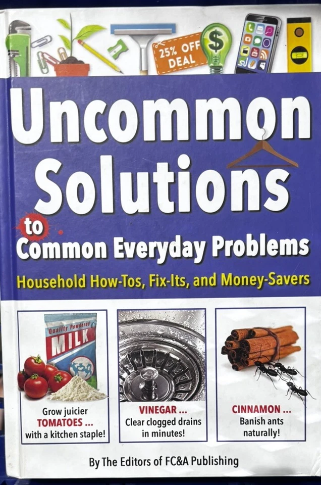 UNCOMMON SOLUTIONS TO COMMON EVERYDAY PROBLEMS By Fc&a - Hardcover *BRAND NEW* - Image 1 of 1