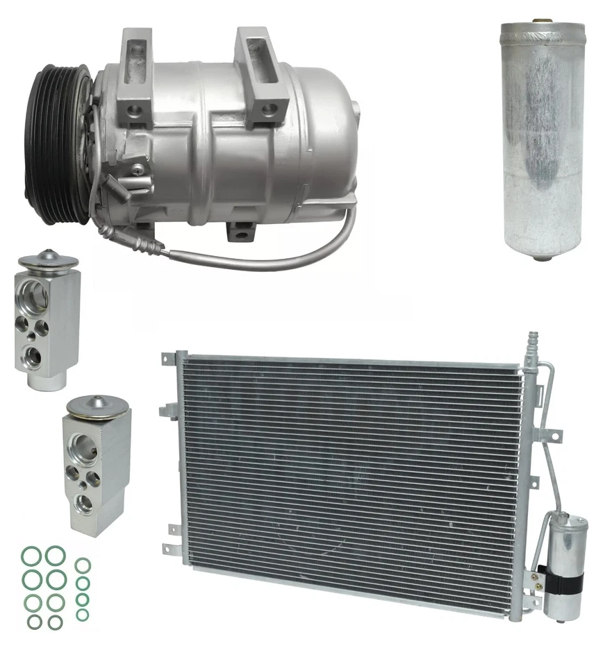 Kit de compresor de aire acondicionado RYC Reman con condensador FG648 para Volvo XC90 2,5 L 2,9 L 2003 Foto 1 de 4
