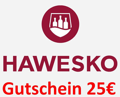 Hawesko 25€ Gutschein Code Rabatt, MBW = 24 Flaschen, Schnelle Zusendung, Wein • 1€
