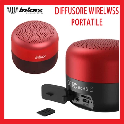 Mini CASSA BLUETOOTH MICROFONO PORTATILE MP3 USB SPEAKER DIFFUSORE ALTOPARLANTE - Immagine 1 di 4