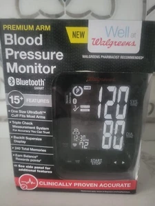 Walgreens Premium Arm Blood Pressure Monitor - 897652 (Black) - Picture 1 of 5