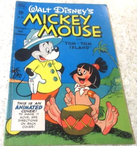 Mickey Mouse Four-Color 304, (FN/VF 7.0) 1950 "Tom-Tom Island!" 30% off Guide! - Picture 1 of 2