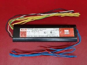 NAiS Electronic Instant Start Ballast 4-Lamp F32 T8 277 Volt LEP432I277H2 - Picture 1 of 4