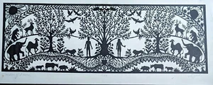 Garden of Eden von M. Hart Vintage Modern Contemporary Art Print Pencil Signed - Bild 1 von 13