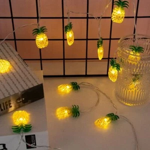 Waterproof LED Pineapple String Lights Hanging Atmosphere Night Light Party - Imagen 1 de 15