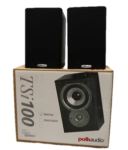 Polk Audio TSi100 Pair of Black Bookshelf Speakers - Picture 1 of 24