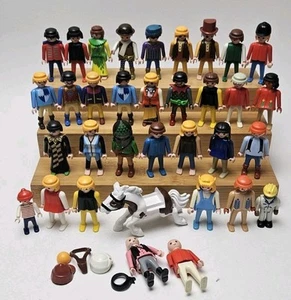 Large Lot 34 Vintage Playmobil Geobra Figures 70s 80s 90s Bundle + Accessories!! - Picture 1 of 18