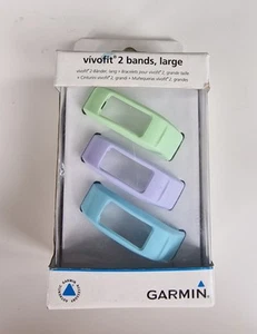 Garmin Vivofit 2 Bandas Fundas Colores Pastel Grande Nuevo En Caja - Imagen 1 de 7